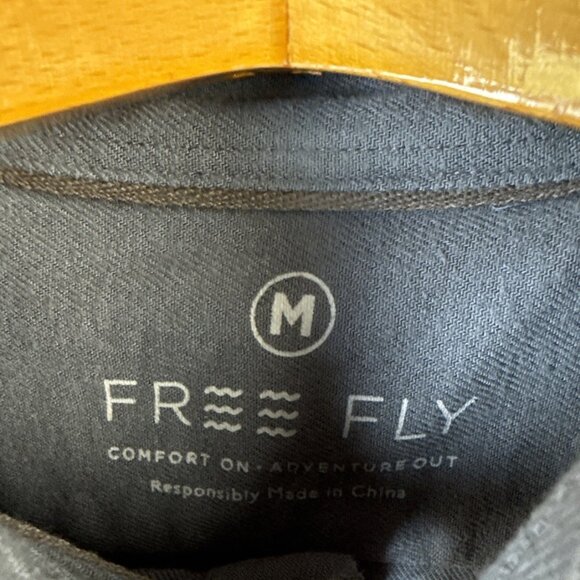 Free Fly Comfort On Adventure Out Button Down Shirt Mens‎ Size M Casual Business - Picture 3 of 10